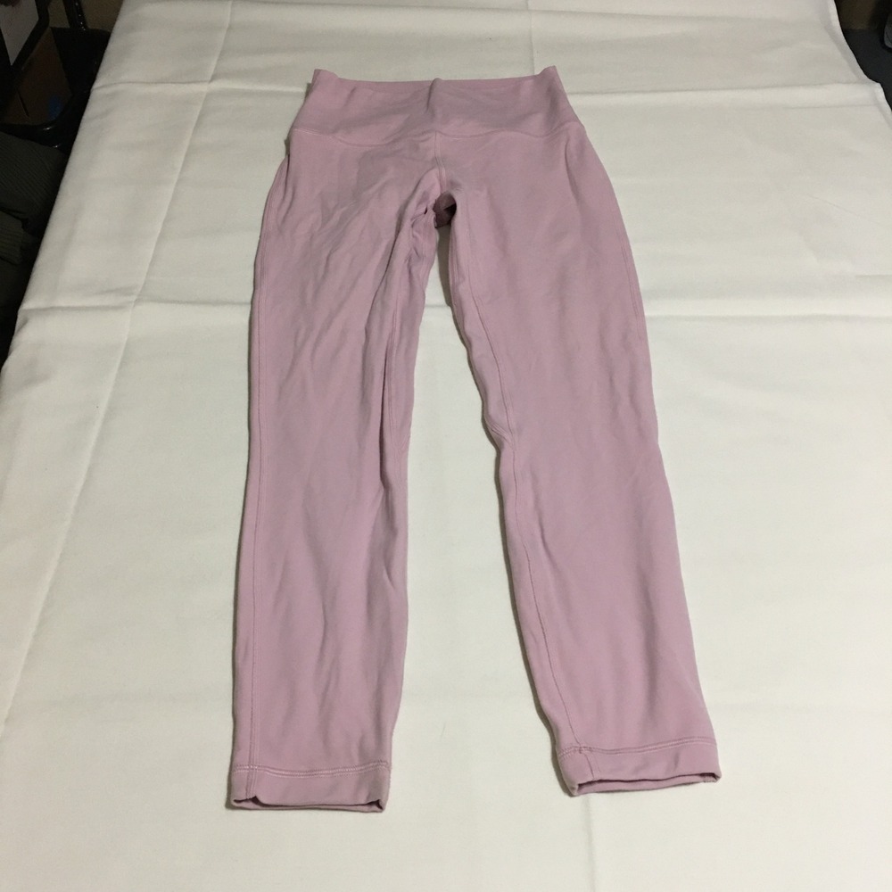 Lululemon Align Pants 25" Womens Leggings Size 6 Pink